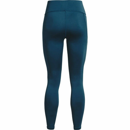 Under Armour Train Cold Weather Womens Long Training Tights - Blue - Start Fitness