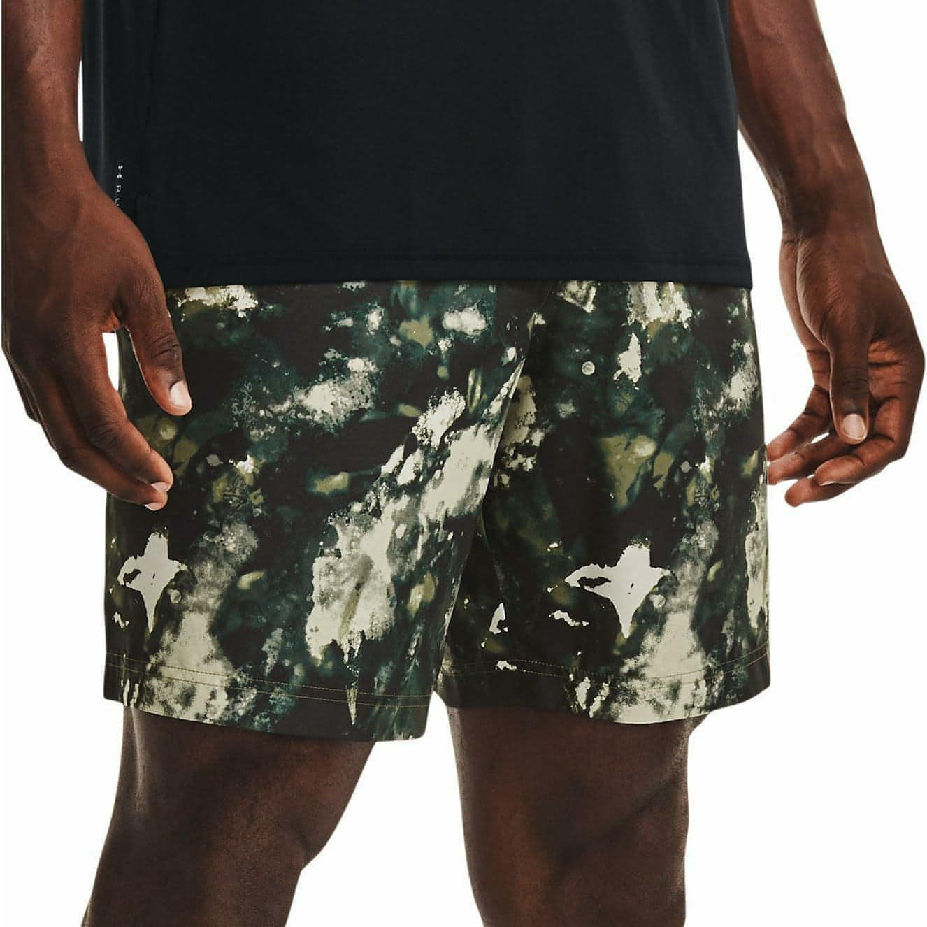 Under Armour Woven Adapt Mens Training Shorts - Green – Start Fitness