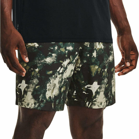 Under Armour Woven Adapt Mens Training Shorts - Green - Start Fitness