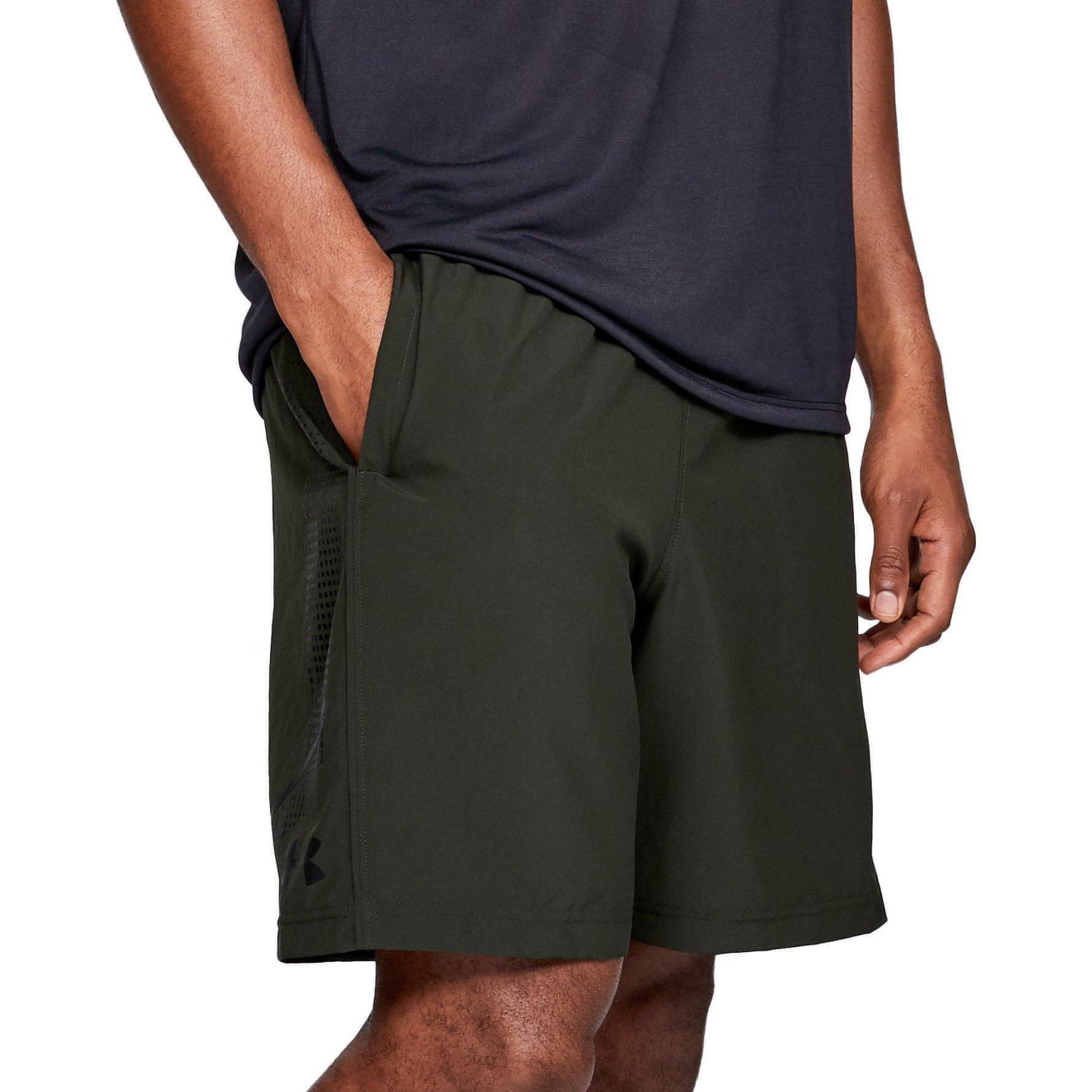 Under Armour Woven Graphic Mens Training Shorts Green – Start