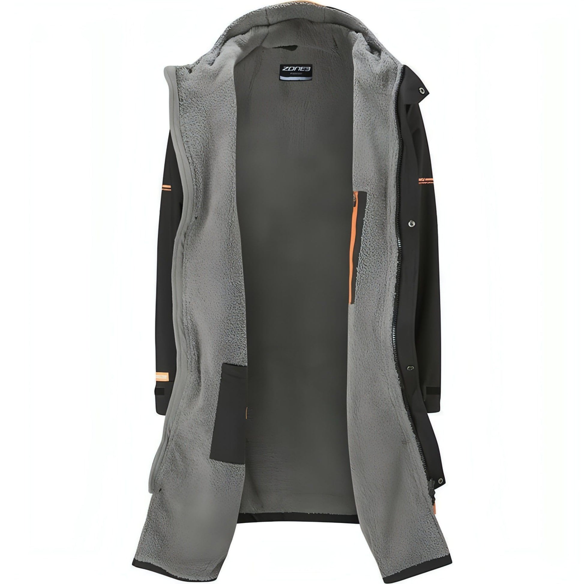 Zone3 Heat-Tech Polar Fleece Changing Robe - Black - Start Fitness