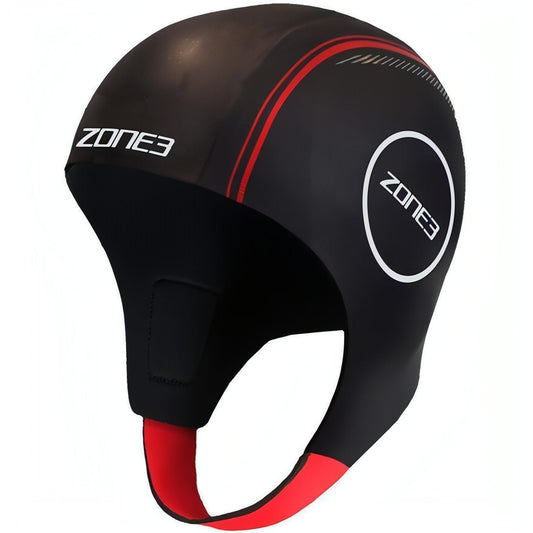 Zone3 Neoprene Swim Cap - Black - Start Fitness