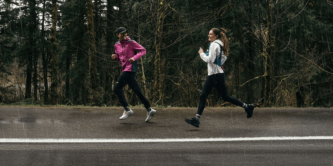 Running in the rain