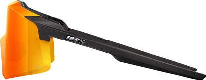 100% Aerocraft Cycling Sunglasses - Soft Tact Black