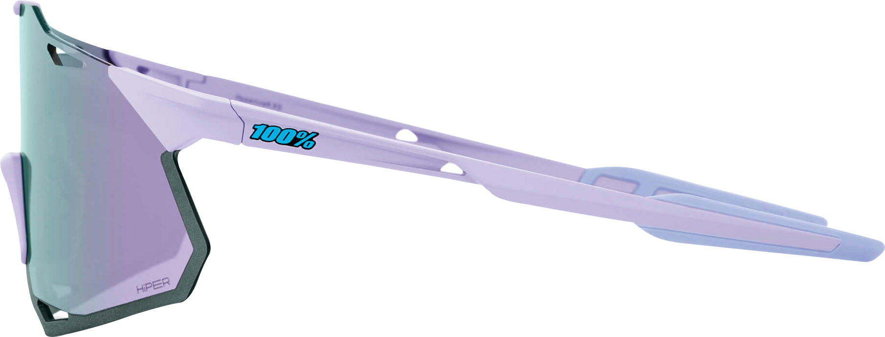 100% Hypercraft XS Cycling Sunglasses - Soft Tact Lavender – Start