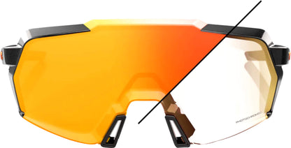 100% Korbin Cycling Sunglasses - Gloss Metallic Black