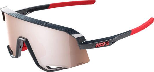 100% Slendale Cycling Sunglasses - Gloss Carbon Fibre