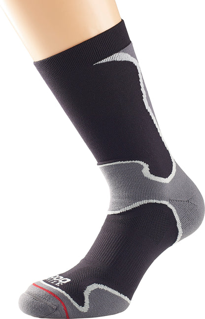 1000 Mile Fusion Double Layer Womens Running Socks - Black