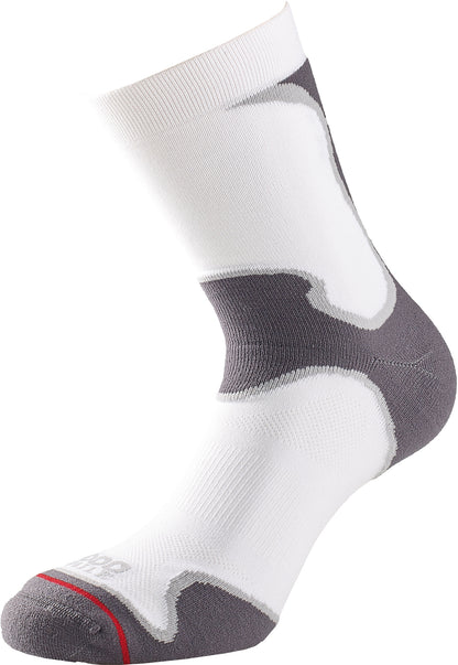 1000 Mile Fusion Double Layer Womens Running Socks - White