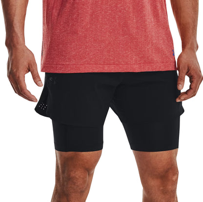 Under Armour Vanish Elite 2 In 1 Mens Running Shorts - Black