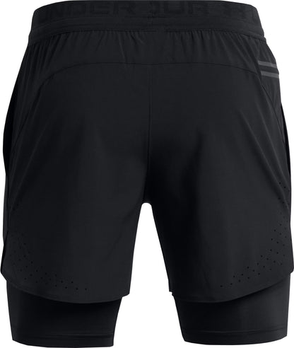 Under Armour Vanish Elite 2 In 1 Mens Running Shorts - Black