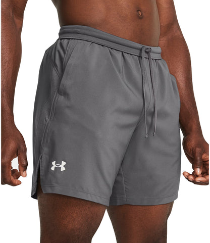 Under Armour Launch 7 Inch Mens Running Shorts - Grey