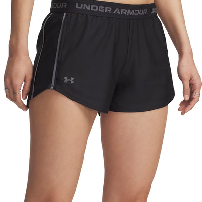 Under Armour Play Up 3 Inch Womens Running Shorts - Black
