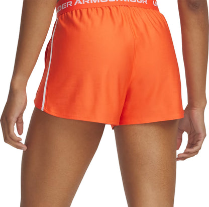 Under Armour Play Up 3 Inch Womens Running Shorts - Orange
