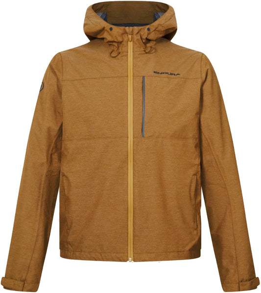 Endura Hummvee Waterproof Hooded Mens Cycling Jacket - Bronze