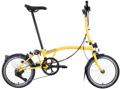 Brompton C Line M 12-Speed Folding Bike - Bumblebee Yellow