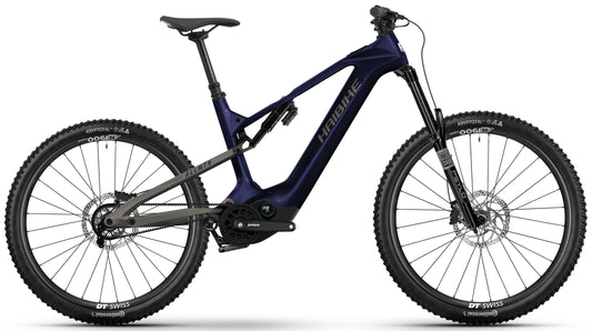 Haibike ALLMTN CF 10 TRN/IQ Full Suspension Electric Mountain Bike 2026 - Midnight Blue