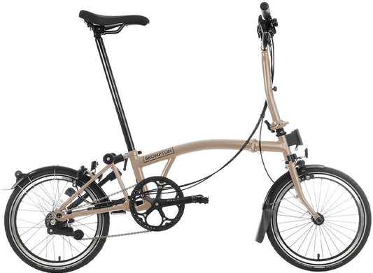 Brompton C Line 4-Speed Folding Bike - Dune Sand