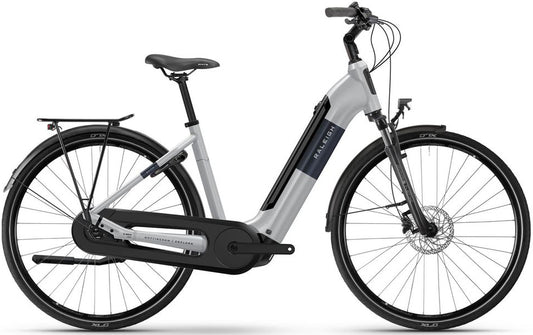 Raleigh Motus Hub Gear Low Step Electric Hybrid Bike 2026 - Sparkling White Gloss