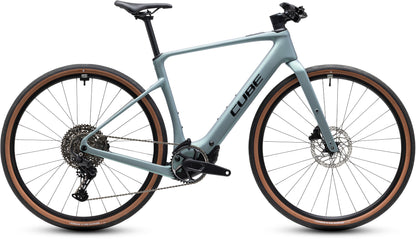 Cube Nulane Hybrid C:62 Race 400X Electric Hybrid Bike - Sea Grey