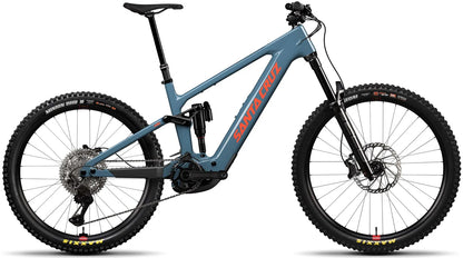 Santa Cruz Vala C MX Deore 7200 Carbon Electric Full Suspension Mountain Bike 2027 - Gloss Slate Blue