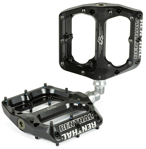 Renthal Revo-F Flat Pedals - Black
