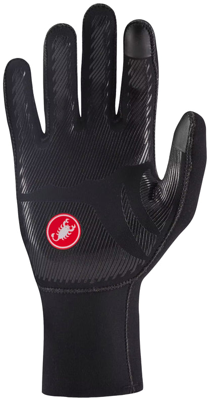 Castelli Diluvo One Neoprene Full Finger Cycling Gloves - Black