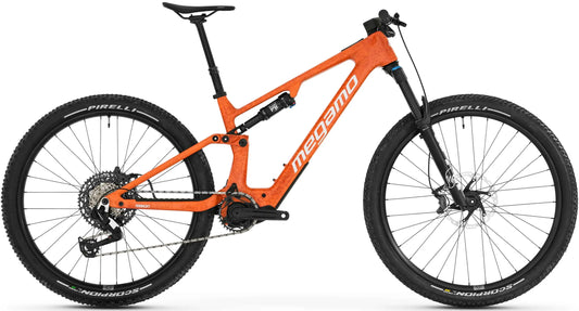 Megamo Reason AIR CRB 08 Carbon Full Suspension Electric Bike 2026 - Orange
