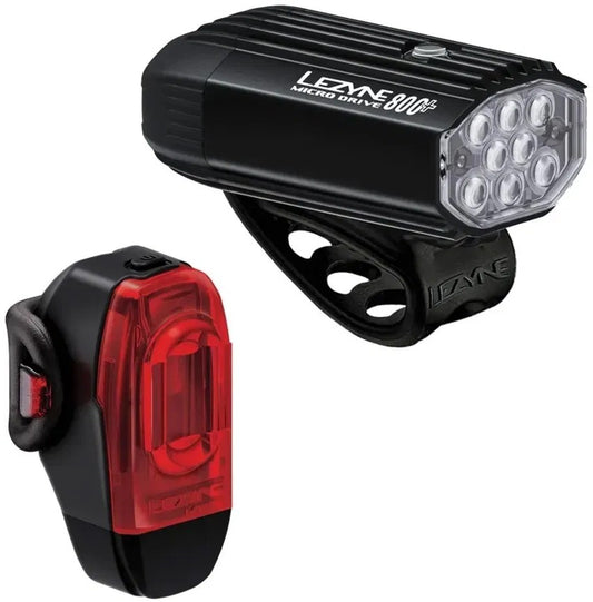 Lezyne Micro Drive 800+/KTV Drive+ LED Bike Light Set
