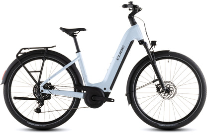 Cube Touring Hybrid One 600 Easy-Entry Electric Hybrid Bike 2026 - Glacier