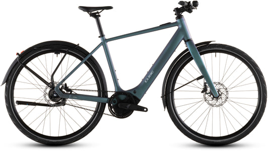 Cube Editor Hybrid SLT 400X FE Electric Hybrid Bike 2026 - Smaragdgrey