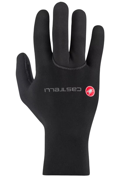 Castelli Diluvo One Neoprene Full Finger Cycling Gloves - Black