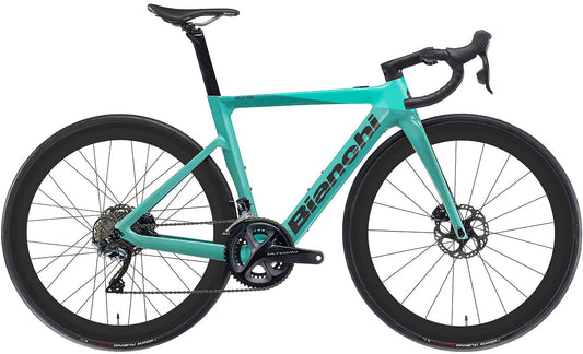 Bianchi E-Oltre 105 Electric Road Bike 2026 - Celeste