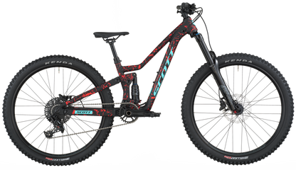 Scott Ransom 600 Kids Full Suspension Mountain Bike 2026 - Black