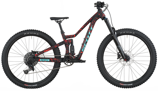 Scott Ransom 600 Kids Full Suspension Mountain Bike 2026 - Black