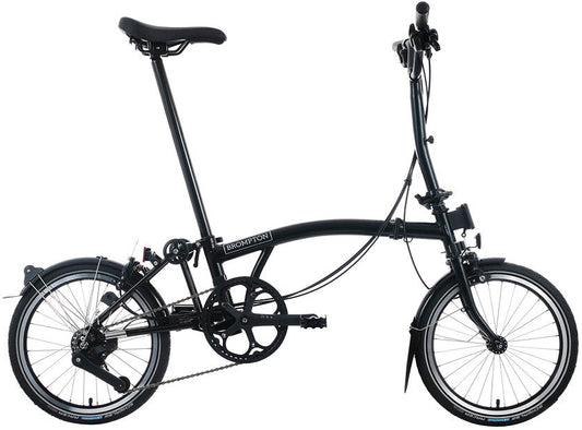 Brompton C Line 4-Speed Folding Bike - Matt Black