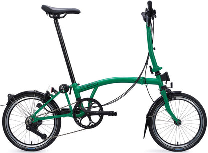 Brompton C Line 12-Speed Folding Bike - Palm Green