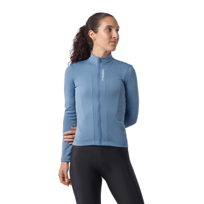 Castelli Singergia 3 Womens Long Sleeve Cycling Jersey - Steel Blue