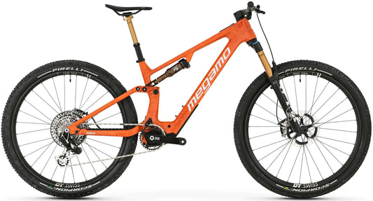Megamo Reason AIR CRB 00 Carbon Full Suspension Electric Bike 2026 - Orange