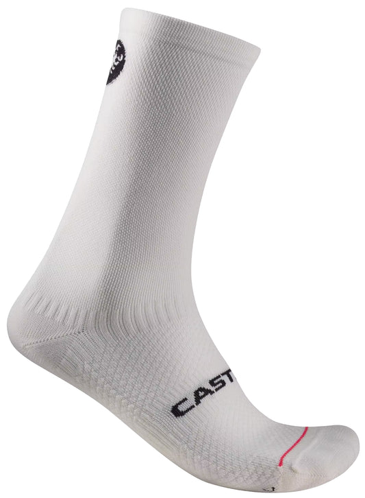 Castelli Scorpion Logo 20 Thermal Cycling Socks - White