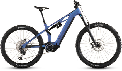 Cube Stereo Hybrid One77 HPC SLX 800 Electric Carbon Full Suspension Bike 2026 - Blue Iris