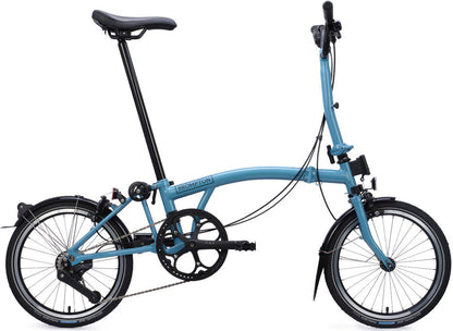 Brompton C Line 4-Speed Folding Bike - Cloud Metallic