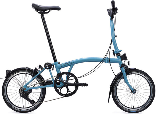 Brompton C Line 4-Speed Folding Bike - Cloud Metallic
