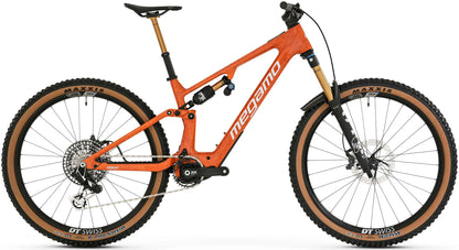 Megamo Reason CRB 01 Carbon Full Suspension Electric Bike 2026 - Orange