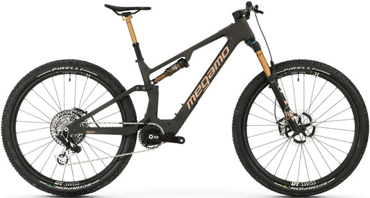 Megamo Reason AIR CRB 00 Carbon Full Suspension Electric Bike 2026 - Black