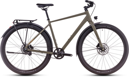Cube Hyde Pro FE Hybrid Bike 2025 - Dusty Olive