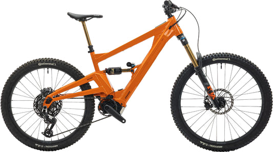 Orange Phase Avinox Factory Full Suspension Electric Mountain Bike 2026 - Fizzy Orange