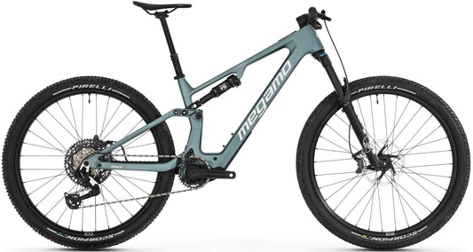 Megamo Reason AIR CRB 08 Carbon Full Suspension Electric Bike 2026 - Blue