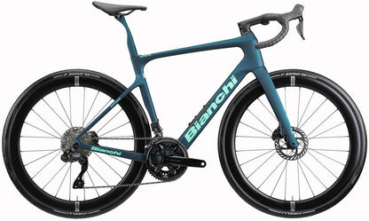 Bianchi Infinito Pro 105 Di2 Carbon Road Bike 2026 - Petrol Celeste