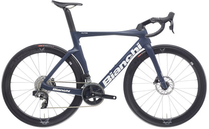 Bianchi Oltre Comp 105 Di2 Carbon Road Bike 2025 - Blue-Grey
